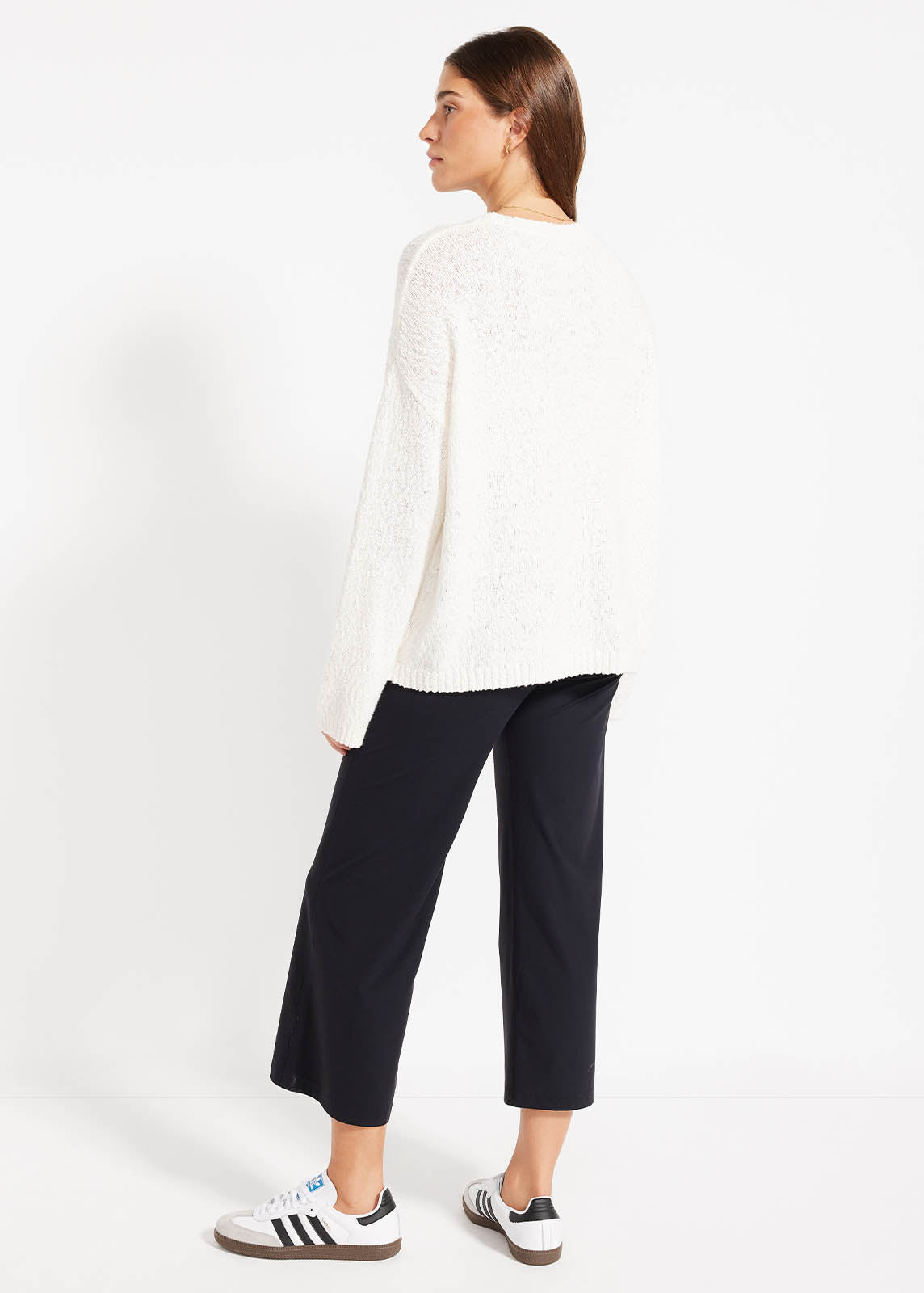 Summer Boucle Knit Crew